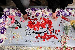 گرامیداشت اربعین شهدای جنگ رمضان در بهشت زهرا (س) تهران