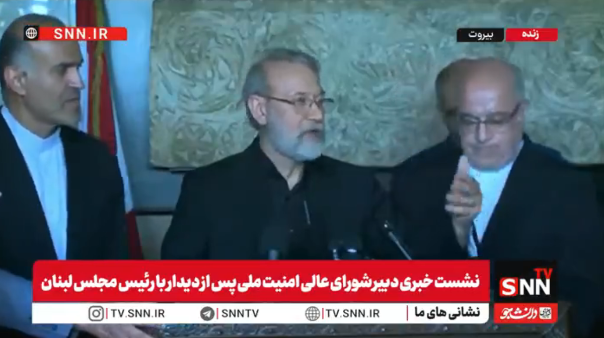 بازخوانی اظهارات شهید لاریجانی درباره دخالت در امور داخلی لبنان + فیلم