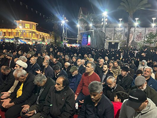 طنین نماز استغاثه در رشت/چهل و‌هشتمین شب قرار شبانه با آرزوی نصرت رزمندگان اسلام+فیلم