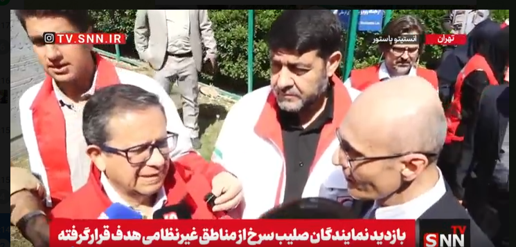 نماینده صلیب سرخ در بازدید از انستیتو پاستور: مراکز درمانی و واکسیناسیون که با سلامت مردم در ارتباط است باید محافظت شوند+ فیلم