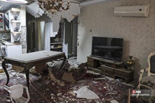 حمله اسرائیلی - آمریکایی  به منطقه مسکونی در شهرک نصر تبریز