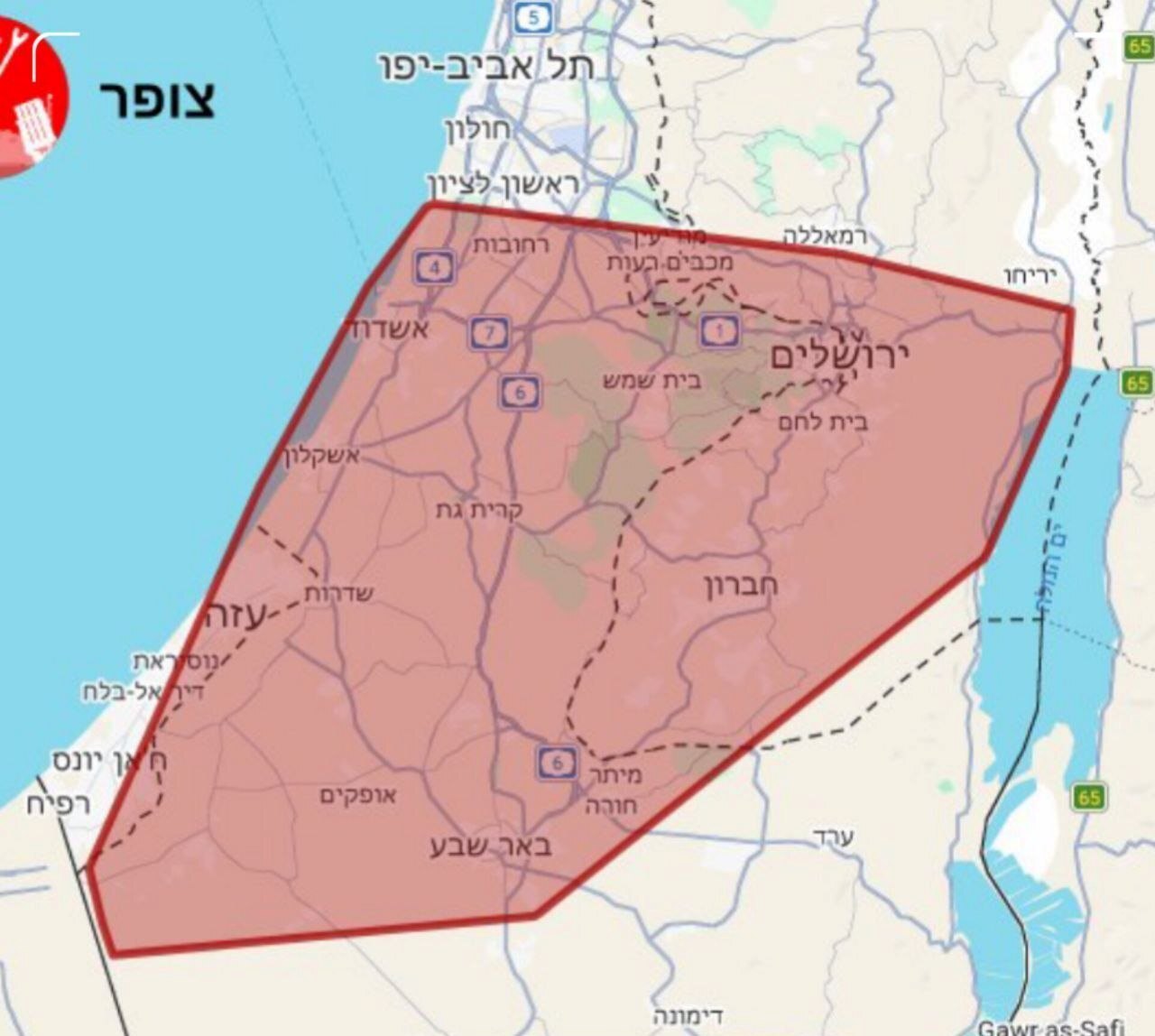 آژیرهای خطر در تل&zwnj;آویو پس از رصد شلیک موشک از ایران به صدا درآمدند