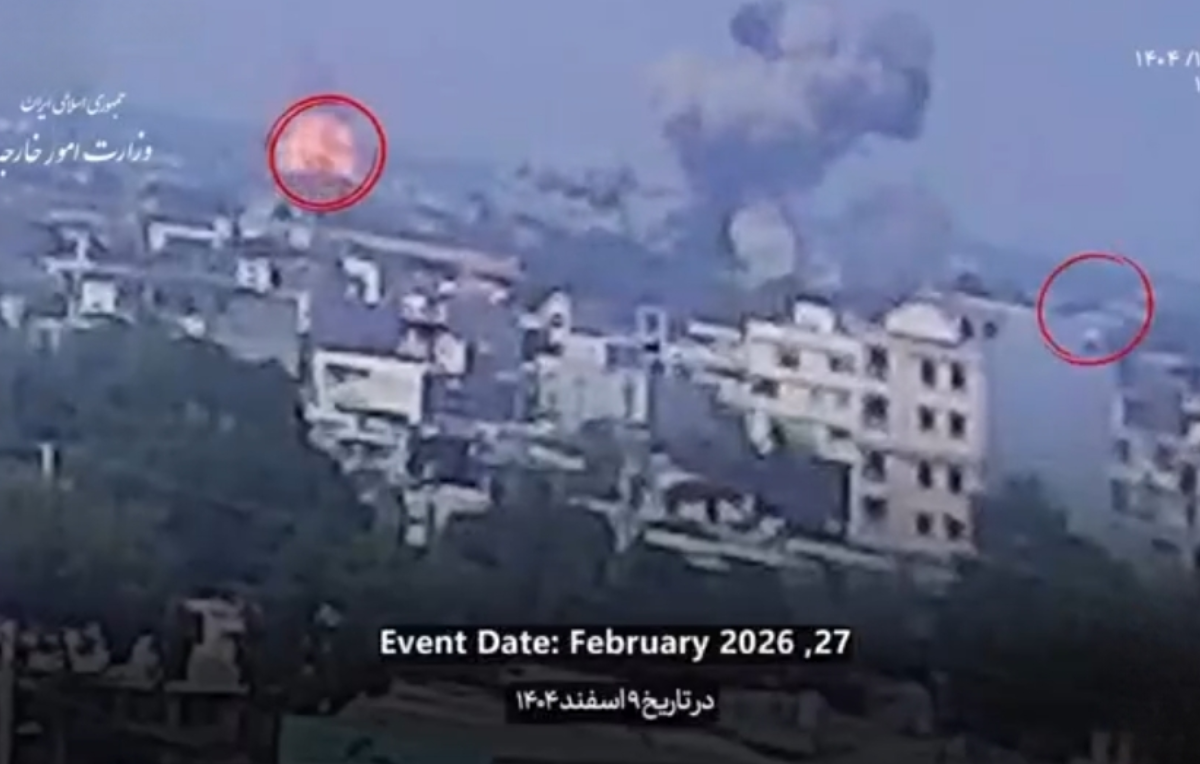 فیلم جدید از هدف قرار گرفتن مدرسه میناب توسط ارتش تروریست آمریکا