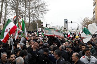 تشیع پیکر شهیده ده ساله جنگ رمضان مرسانا سادات مسعودیان