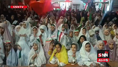 برگزاری جشن نوگلان مشهدی در تجمع حماسی شبانه + فیلم