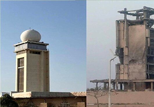 خسارت یک همتی به تأسیسات هواشناسی بوشهر