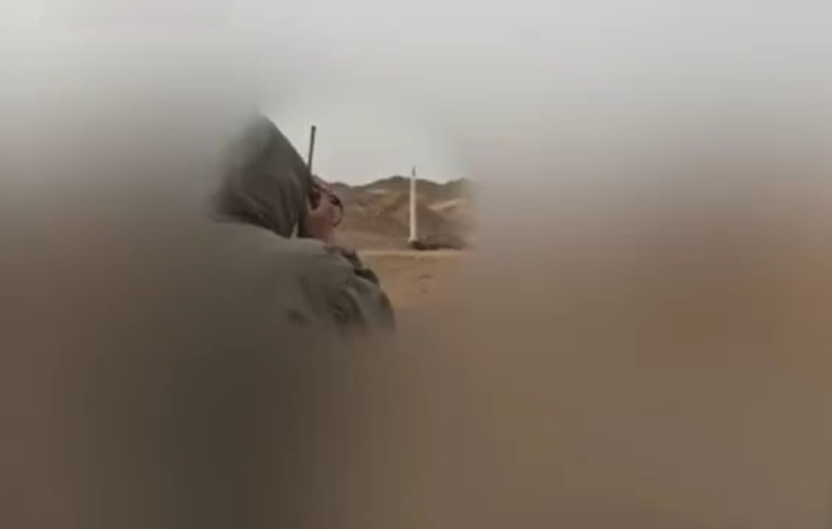 پیام یکی از پاسداران نیروی هوافضای سپاه به صهیونیست&zwnj;ها پیش از شلیک موشک دومرحله&zwnj;ای سجیل