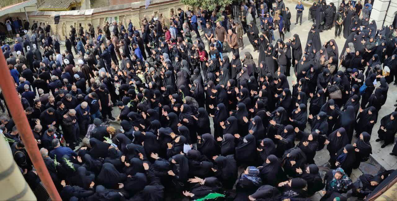 مراسم تشییع و تدفین شهید علیرضا رفعیان در پیربازار برگزار شد+تصاویر