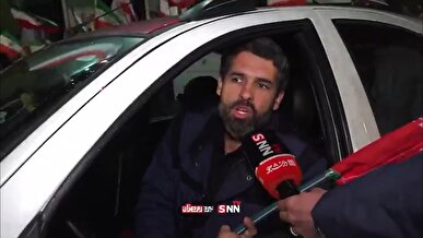 ببینید/ ۲۵ روز که چیزی نیست اگر ۲۵۰ روز هم باشد به عشق رهبر در میدان حاضر می‌شویم