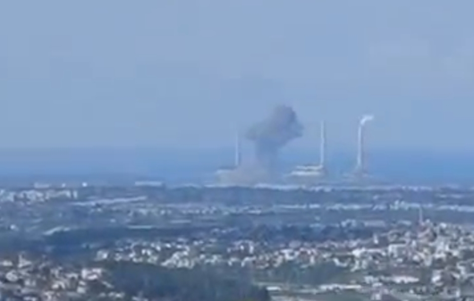 اصابت موشک ایرانی به نیروگاه برق در الخضیره در سرزمین‌های اشغالی