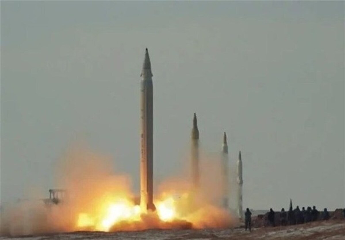 ببینید/ لحظه‌ای که موشک ایران مستقیماً به نقب برخورد کرد