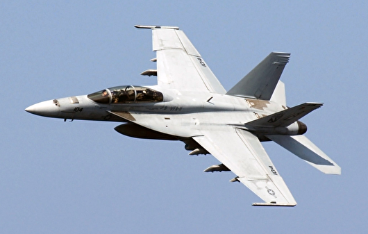 اولین تصویر از لحظه شکار جنگنده F۱۸ ارتش تروریستی آمریکا