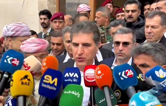 منطقه کردستان هیچ منبع تهدیدی برای کشور‌های همسایه به ویژه ایران تشکیل نمی‌دهد و در جنگ جاری طرف نخواهد بود