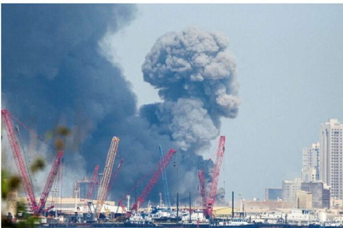 حمله پهپادی به یک بندر در کویت