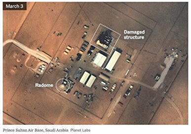 پوشش رسانه‌های بین المللی از حمله به پایگاه هوایی شاهزاده سلطان در عربستان