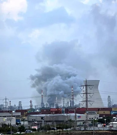 هدف قرار گرفتن منطقه صنعتی الحد در بحرین + فیلم