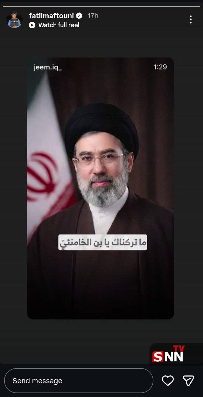 آخرین استوری شهیده فاطمه فتونی، خبرنگار خبرگزاری المیادین که توسط اسرائیل ترور شد + عکس