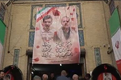 مراسم ترحیم دانشمند شهید دکتر سعید شمقدری در مشهد برگزار شد + فیلم