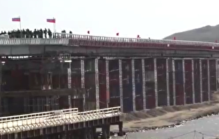 افتتاح پلی که روسیه و کره شمالی را به هم متصل می‌کند