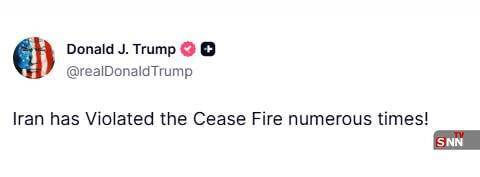 ادعای عجب رئیس جمهور تروریست و احمق آمریکا درباره ایران