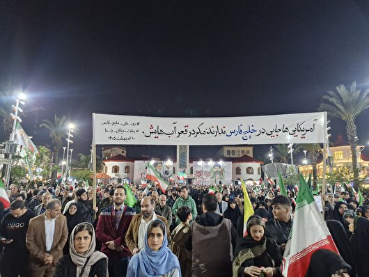 رجز رشتوندان برای دشمن/آمریکایی‌ها جایی در خلیج‌فارس ندارند مگر در قعر آب‌هایش+ عکس