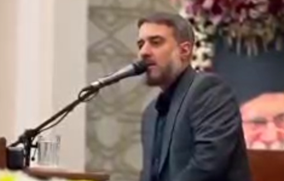 لحظاتی از مراسم اربعین شهید لاریجانی در حرم مطهر حضرت معصومه (س)
