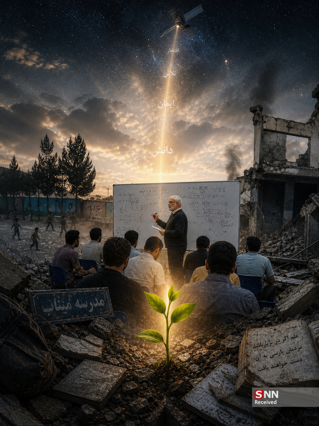 معلم؛ معمار فردای ایران و تمدنی که از خاکستر جنگ جوانه می&zwnj;زند