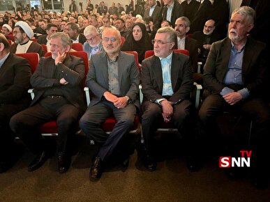 چهار وزیر فرهنگ در آیین بزرگداشت شهید علی لاریجانی