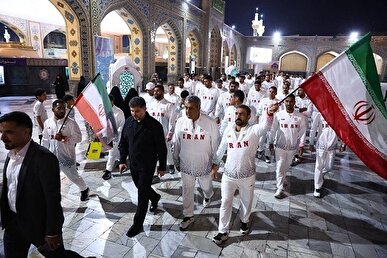 بازگشت کاروان ورزشی ناو دنا از بازی‌های آسیایی ساحلی سانیا؛ تقدیم مدال ساحلی بازان به حضرت ثامن‌الحجج (ع)
