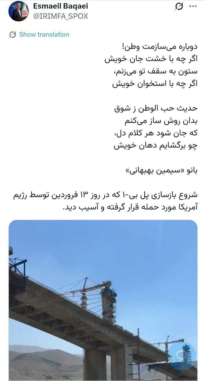 دوباره می&zwnj;سازمت وطن! + عکس و فیلم