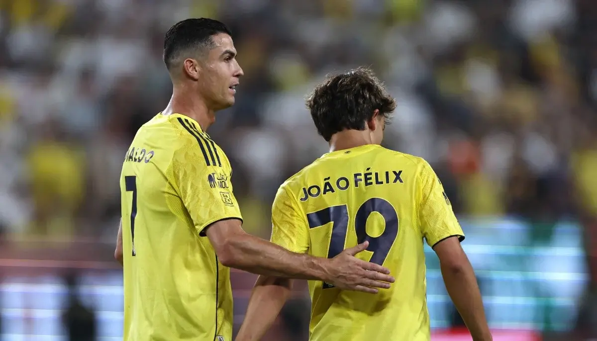 برد بزرگ النصر با درخشش فلیکس و رونالدو