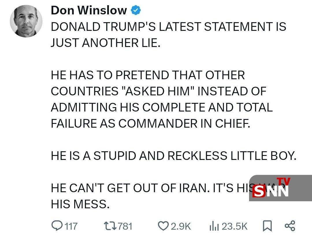 نویسنده معروف آمریکایی: ترامپ یک کودکِ احمق و بی&zwnj;پرواست/ مخمصهٔ فعلی، گندی است که خودش به بار آورده! + عکس