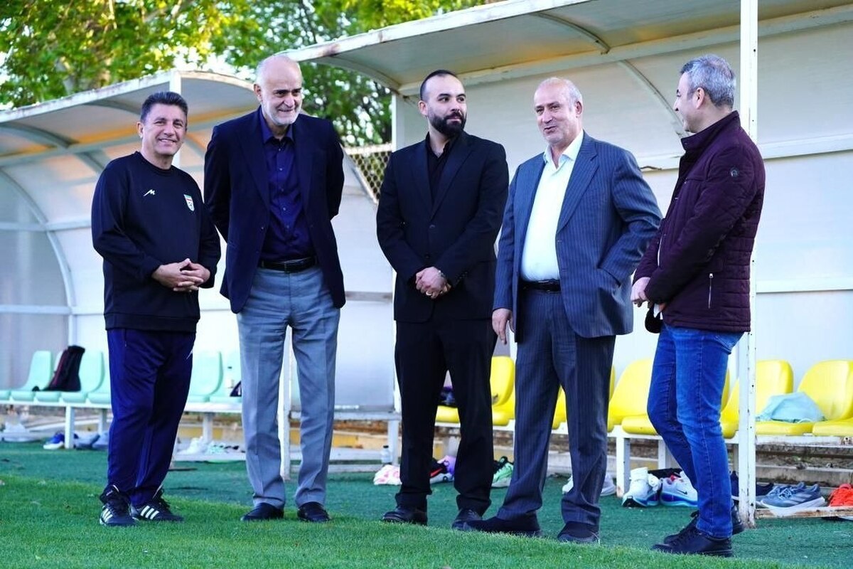 رییس فدراسیون ناظر سومین جلسه تمرین تیم ملی فوتبال