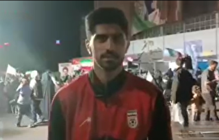 دانیال اسماعیلی‌فر بازیکن تیم ملی فوتبال ایران با تسلیت شهادت رهبر معظم انقلاب