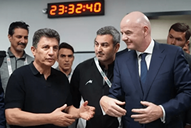 استقبال رئیس فیفا از حضور تیم ملی ایران در جام جهانی + عکس