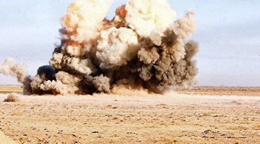 انفجار کنترل شده در منطقه نظامی خارج از محدوده شهر یزد