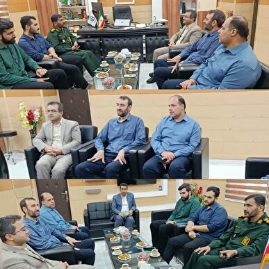 دیدار رئیس بسیج فرهنگیان با سرپرست دانشگاه فرهنگیان خوزستان / تأکید بر هم‌افزایی در شرایط جنگی و چالش‌های آموزش آنلاین