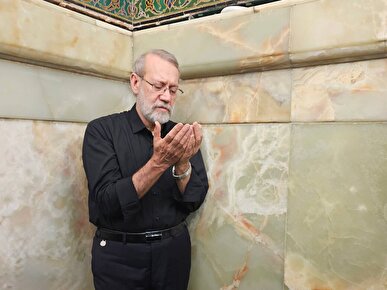 نامه شهید علی لاریجانی در آرزوی خادمی حرم امام رضا(ع) + عکس