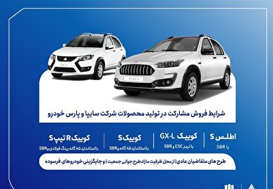 فروش مشارکت در تولید محصولات گروه سایپا از سه‌شنبه آغاز می‌شود