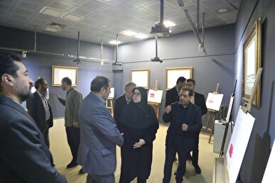 نمایشگاه «خلیج فارس؛ دریای دلیران» میزبان سخنگوی دولت شد