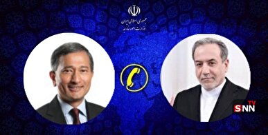 تماس تلفنی وزیر امور خارجه با همتای سنگاپوری