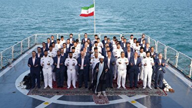 آیین گرامیداشت شهدای قرآنی ناوشکن دنا در فرهنگسرای قرآن/ رونمایی از آلبوم «فاتحان دریا»