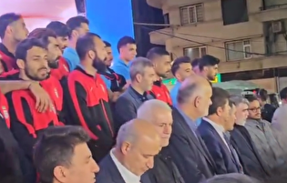 پیام سید مجید موسوی، فرمانده نیروی هوافضای سپاه به بازیکنان تیم ملی قرائت شد