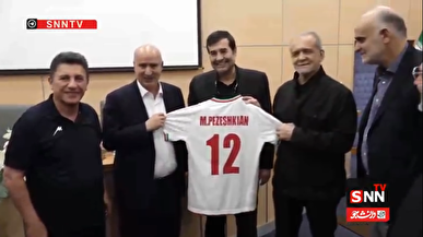 دعا می‌کنیم با قدرت بروید و باقدرت و عزت بازگردید/با تمام توان برای سربلندی ایران در میدان حاضر شوید+فیلم