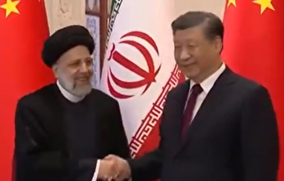 تفاوت استقبال شی از رئیس جمهور تروریست آمریکا و رئیس جمهور فقید ایران