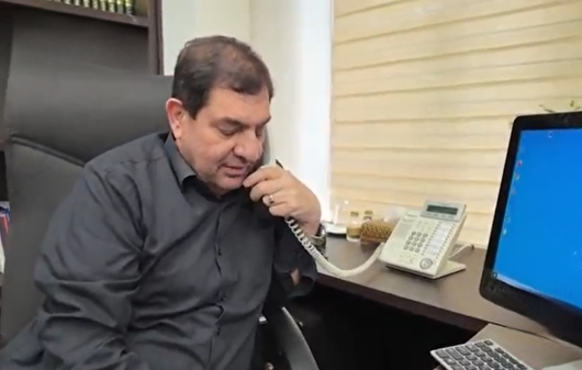 گفتگوی تلفنی دکتر مخبر با مادر ۸ شهید جنگ تحمیلی سوم