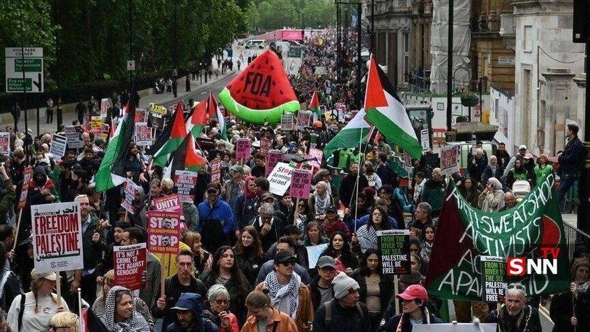 تظاهرات ضدصهیونیسنی اروپا را در نوردید