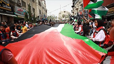 تظاهرات روز نکبت در برلین، همزمان با اعلام حمایت از ایران + فیلم