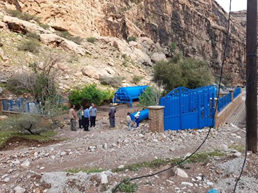 آب پایدار به روستاهای سیل‌زده بخش ماژین دره‌شهر و روستایی کاور دهلران بازگشت