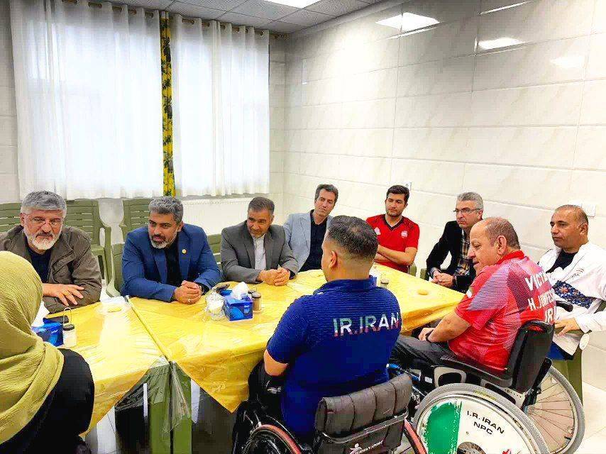 بازدید سرپرست کاروان ایران در بازی&zwnj;های پاراآسیایی آیچی_ناگویا از اردوی تیم&zwnj;های ملی پاراتنیس روی میز زنان و مردان در زنجان